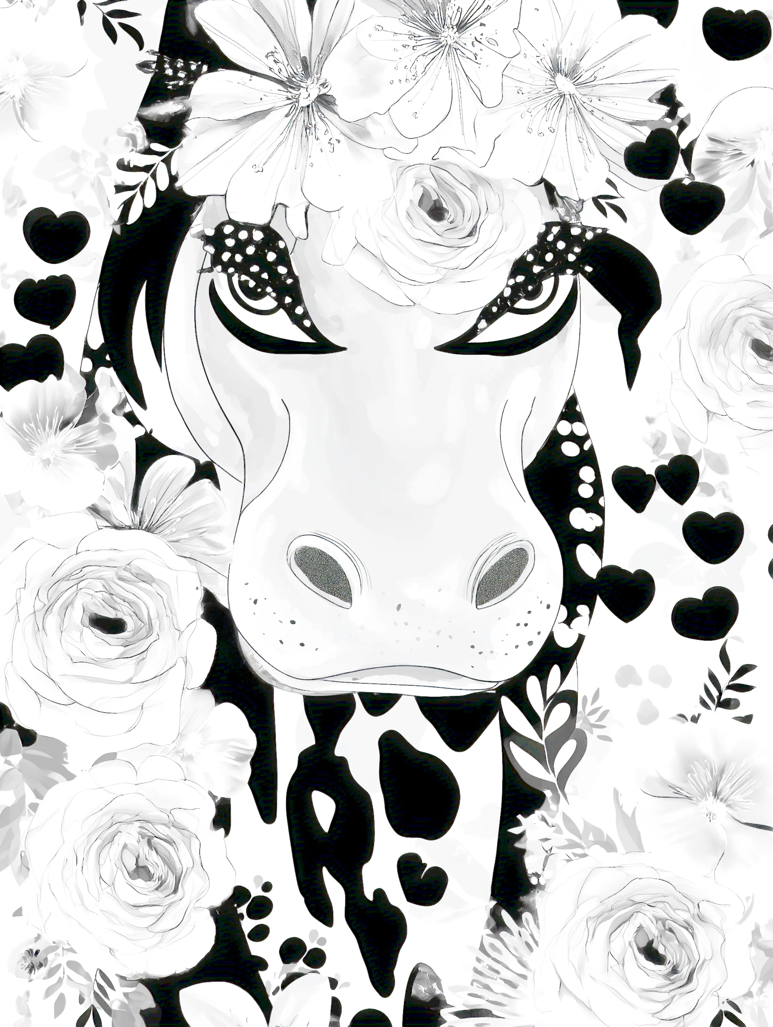 Free printable hippo coloring page featuring upset hippo